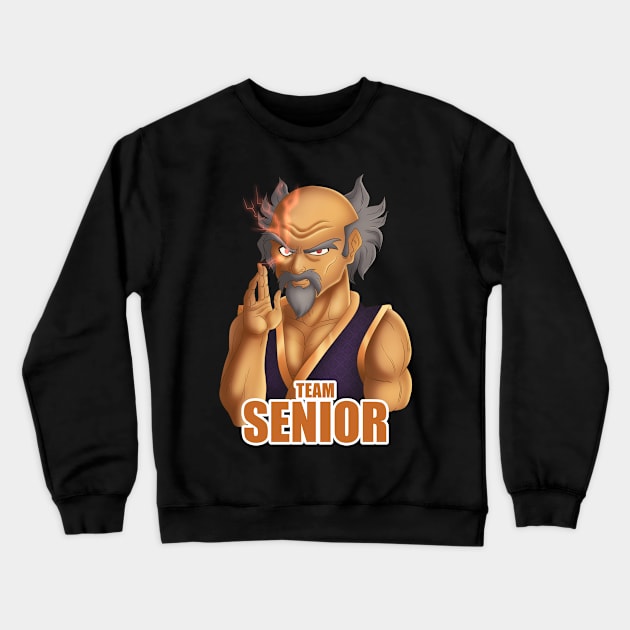 Team Senior Crewneck Sweatshirt by SenpaiLove